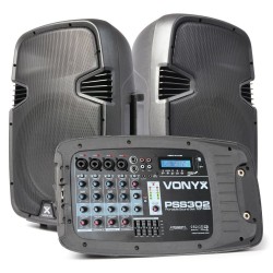 Vonyx PSS302 - zestaw nagłośnieniowy 300W