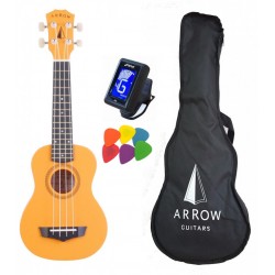 Arrow Arrow PB10 GR Soprano Green - ukulele sopranowe z pokrowcem
