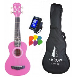 Arrow Arrow PB10 GR Soprano Green - ukulele sopranowe z pokrowcem