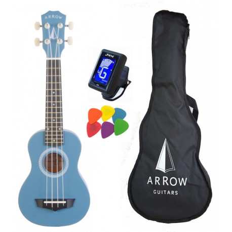 Arrow Arrow PB10 BL Soprano Blue - ukulele sopranowe z pokrowcem