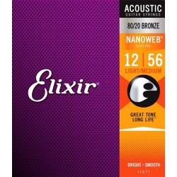 Elixir 11077 NanoWeb Bronze Light-Medium 12-56