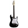 Arrow ST 111 Deep Black Rosewood/White gitara elektryczna