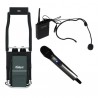 LDM Walker D216/H16/BN16 - 2 mikrofony nagłowne, Bluetooth . Przenośny zestaw nagłośnienia pielgrzymek