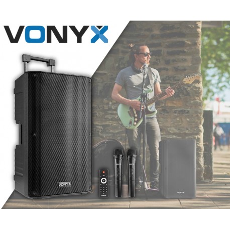 Kolumna mobilna Vonyx VSA500 12" 800W BT. Bluetooth, Mp3, akumulator
