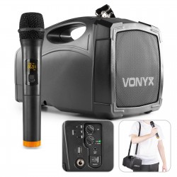 Vonyx ST014 Mobilny zestaw nagłośnieniowy z mikrofonem bezprzewodowym