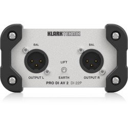 Pasywny di-box stereo in/out Klark Teknik DI20P
