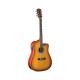 WASHBURN WA 90 CE (TS) - Gitara elektroakustyczna, wbudowany tuner