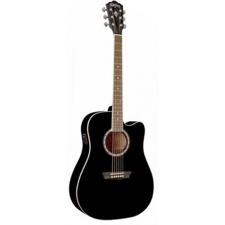 WASHBURN WA 90 CE (B) - Gitara elektroakustyczna, wbudowany tuner