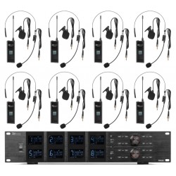 Mipro ACT 312 B / 32 T x 2/MU 53 HNS x 2 Zestaw bezprzewodowy z dwoma mikrofonami nagłownymi