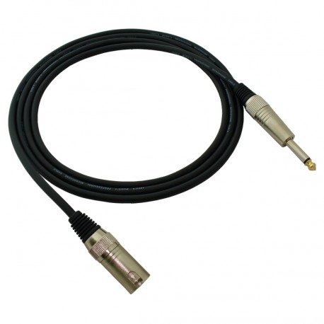 Red's MC 1330 - kabel mikrofonowy STANDARD 3m XLR męski/Jack 6,3 mm mono
