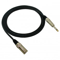 Red's MC 13100 - kabel mikrofonowy STANDARD 10m XLR męski/Jack 6,3 mm mono