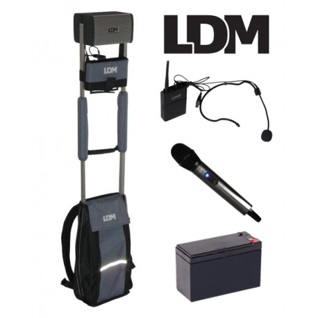 LDM MobileVoice/D216 przenośny zestaw nagłośnienia pielgrzymek