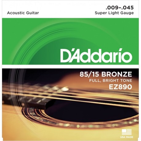 D'Addario EZ890 struny do gitary akustycznej 9-45